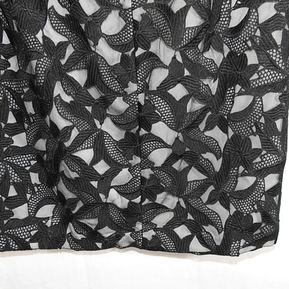 NWT Sachin & Babi Noir Lace Skirt Size 12‎ -